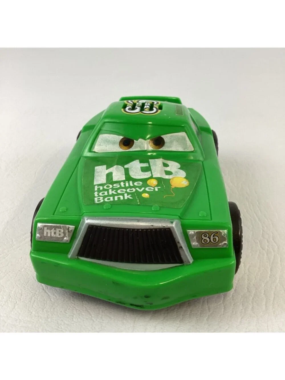 Disney Pixar Cars Shake N Go Chick Hicks Toy Vehicle Mattel 2008 Tested